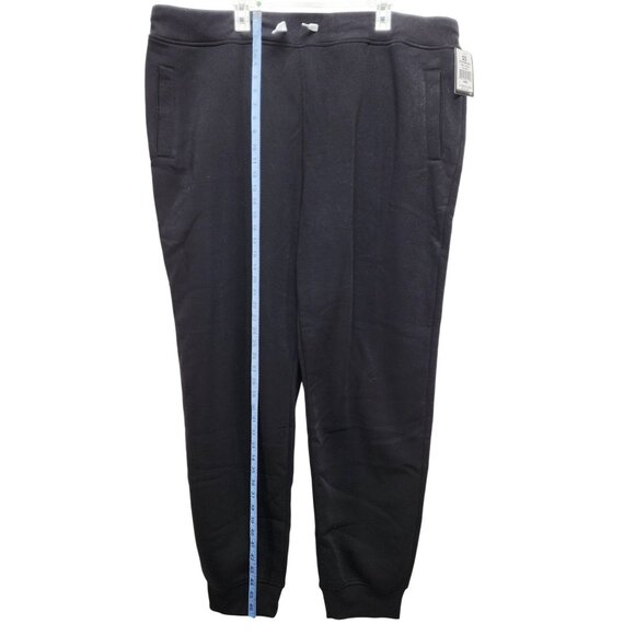 Southpole Black Mens Fleece Jogger Pants 5XB Drawstring Waist Pockets - Picture 3 of 9